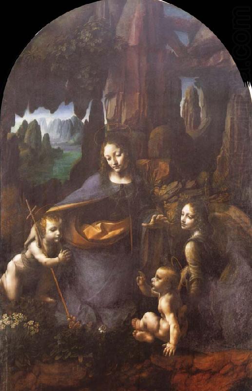 Madonna of the Rocks, Leonardo  Da Vinci